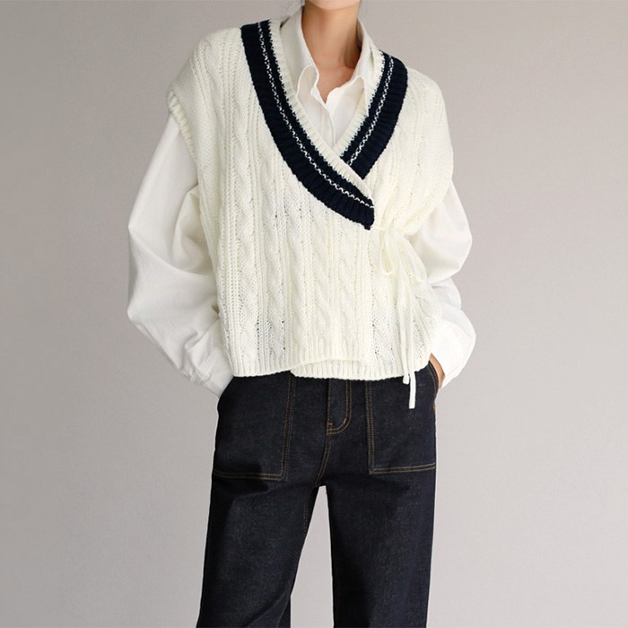 Wrap Knit Vest