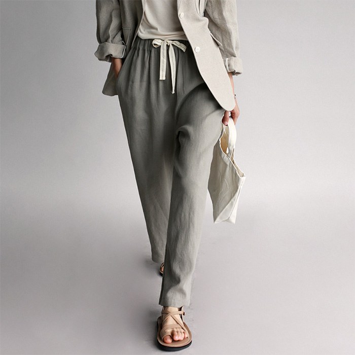 Rezen linen wide pants