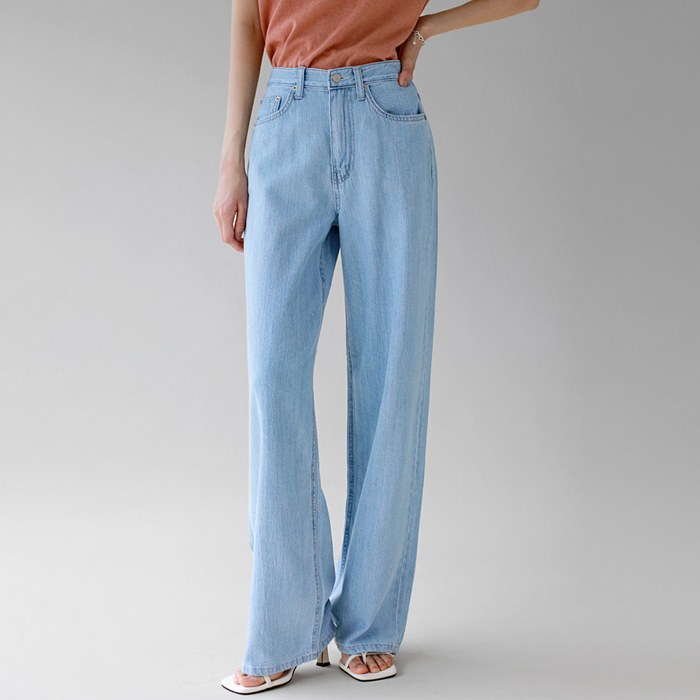 Ice soft wide denim