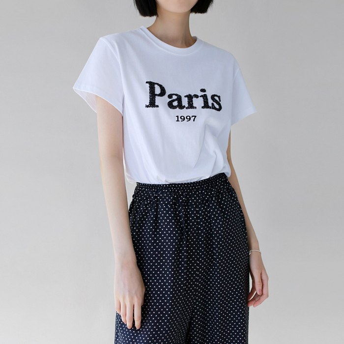 Sequin Paris Tee