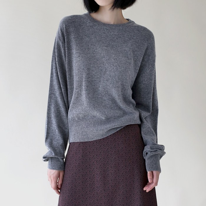 Jamie round neck wool knit