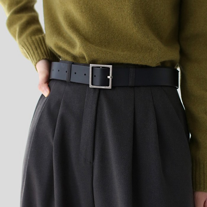 Square Buckle Belt