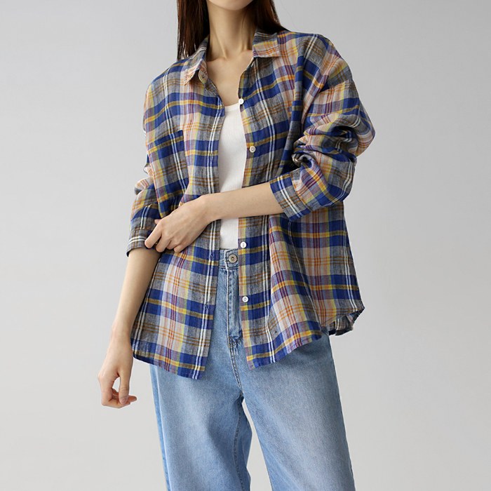 Anderson Check Linen Shirt