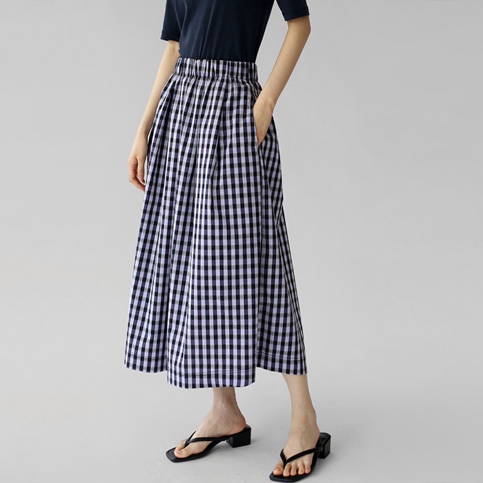 Ellie Check Skirt
