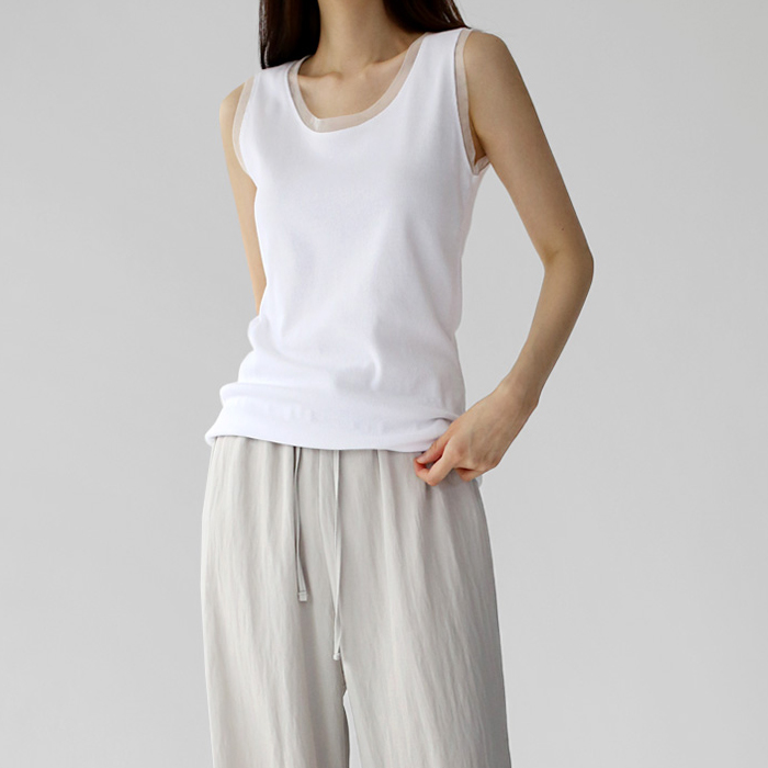 Mod color matching tank top