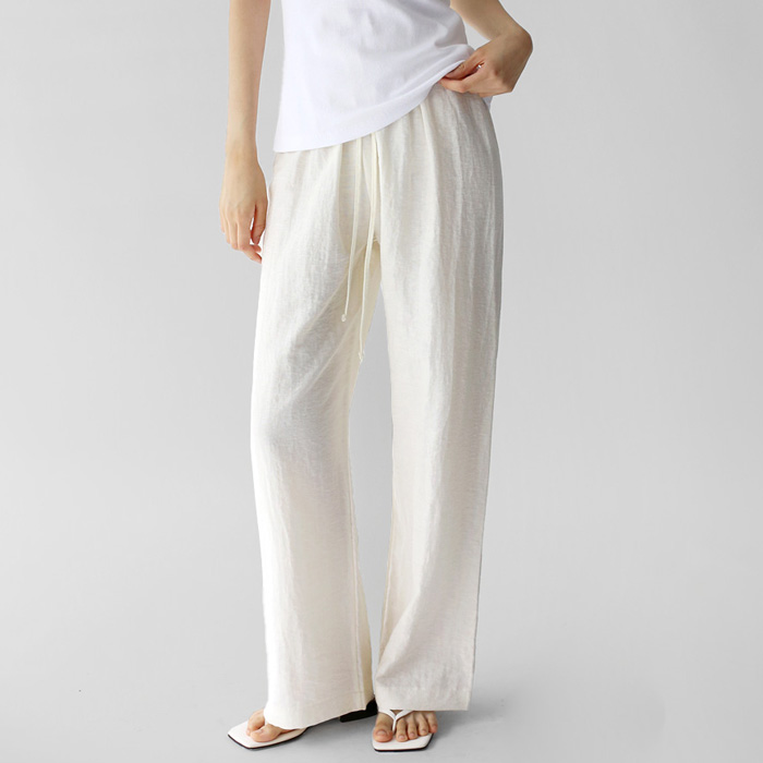 Low wide pants