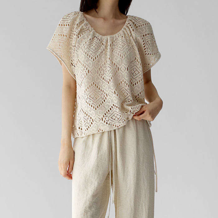 Crochet lace top