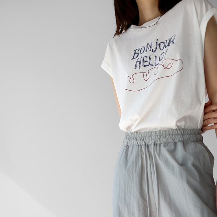 Bonjour Roll Up Tee