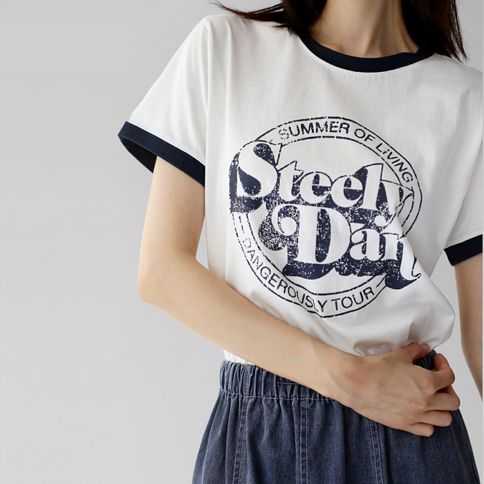 Steely Print Tee