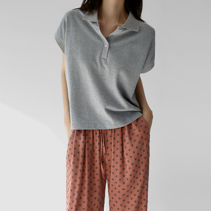 Code Pique Collar Tee