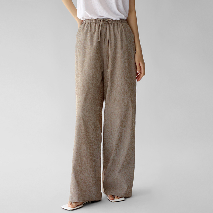 NEW 5％クーリングジャンジュルワイドパンツ