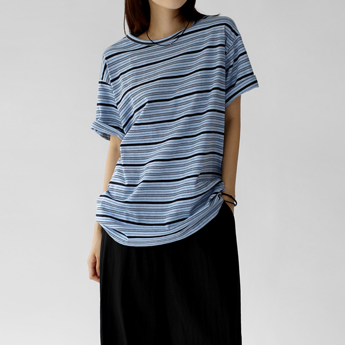 Rona Stripe Long Tee