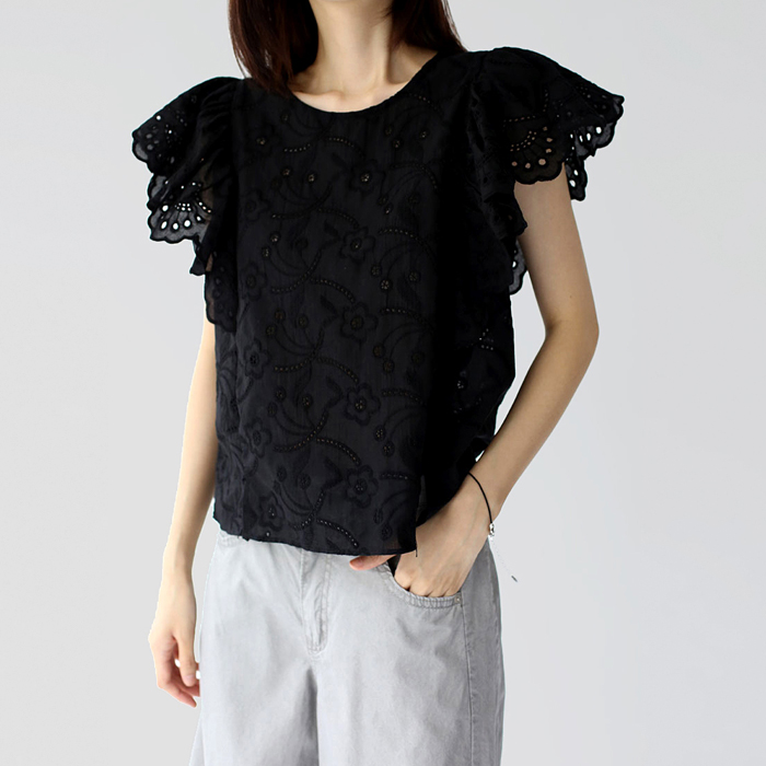 Amber embroidered blouse