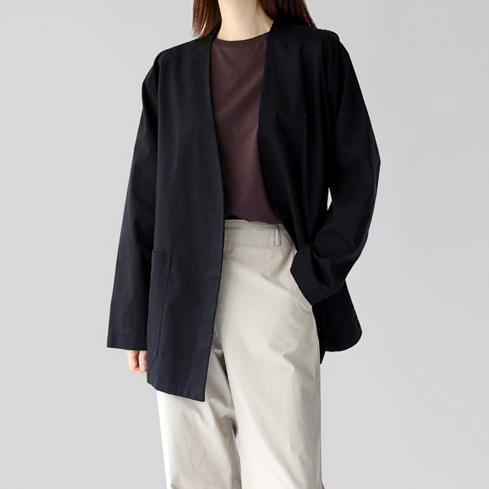 Collarless Free Jacket