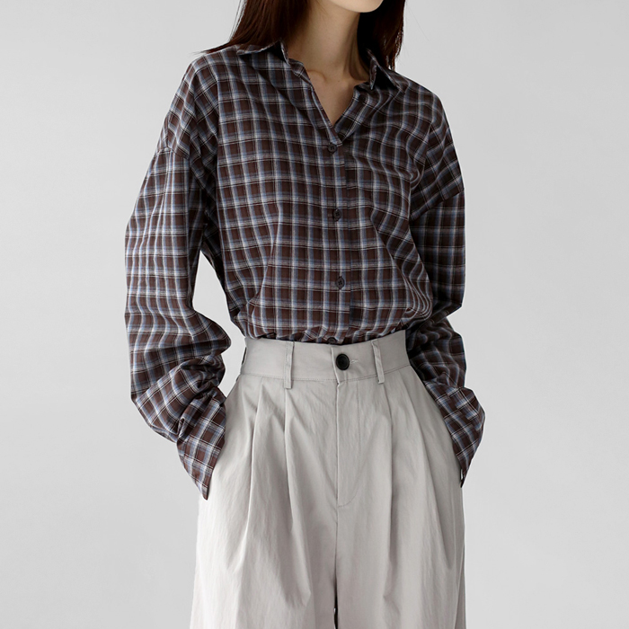 Plan check shirt