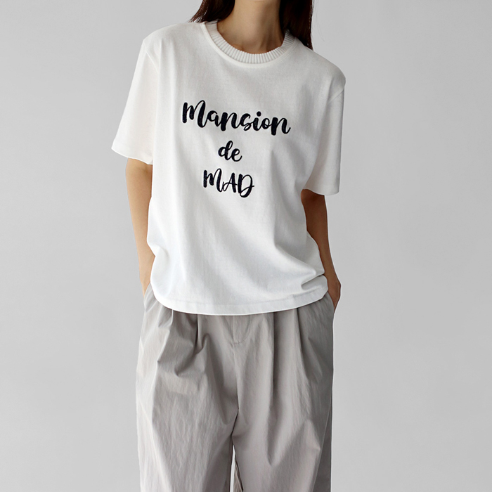 Maison embroidered tee