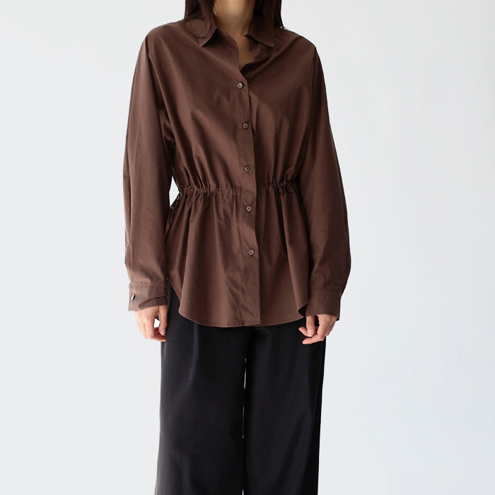 [fw身上5%]ストリングロングシャツ