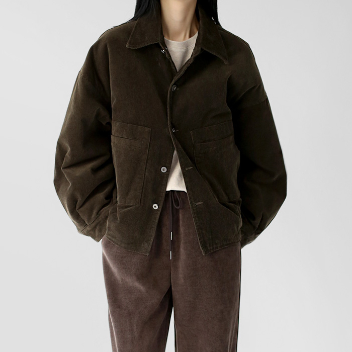 Corduroy bonding jacket