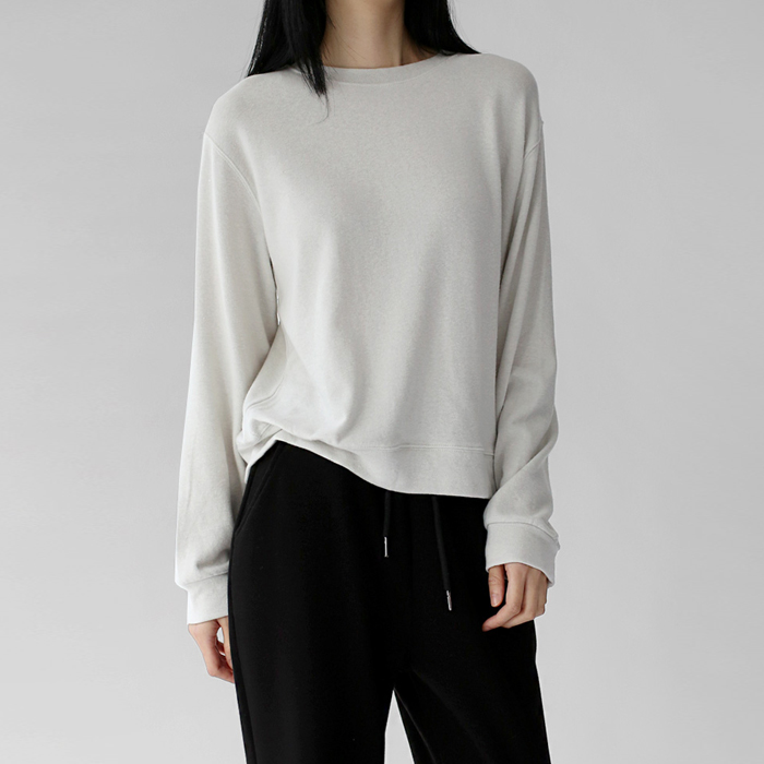 [fw身上5%]薄い起毛マンツーマン