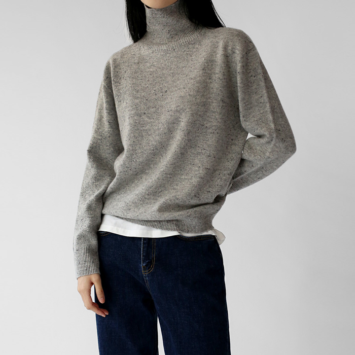 Bokashi Holgarment Turtleneck