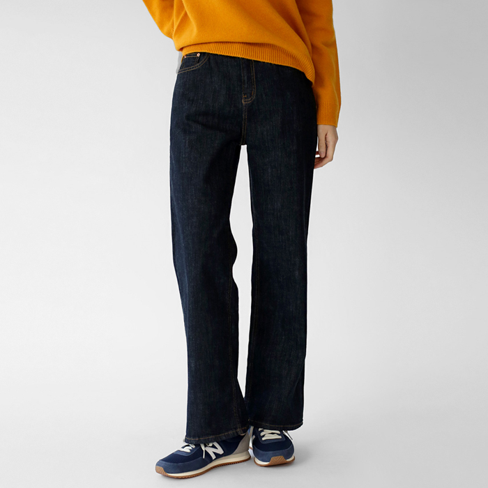 Regular fluff raw denim