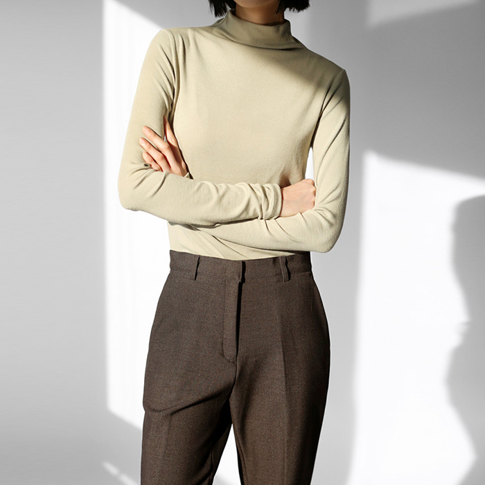 [fw身上5%]エラハーフネックギモティ