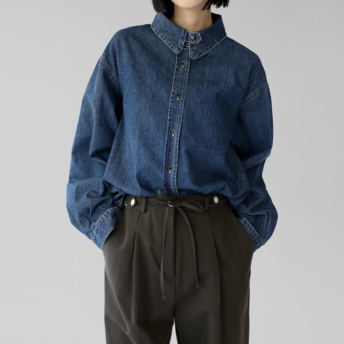 【身上7%-4日am11時まで】フロストデニムシャツ