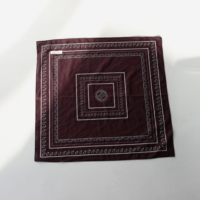 [身上7%-4日am11時まで]ペイズリーコットンスカーフ