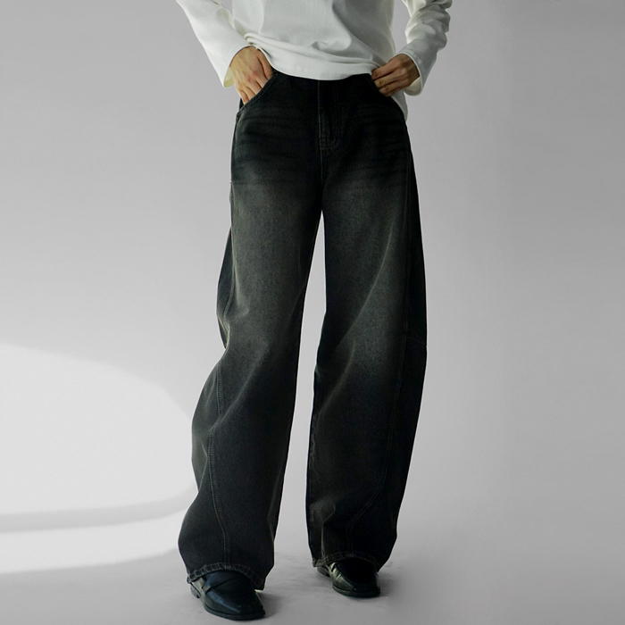 [身上7%-12日am11時まで]アレックスバーレルデニムパンツ