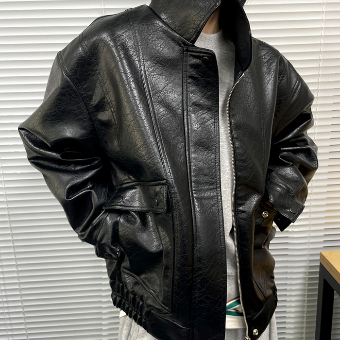 Mod Leather Blouson