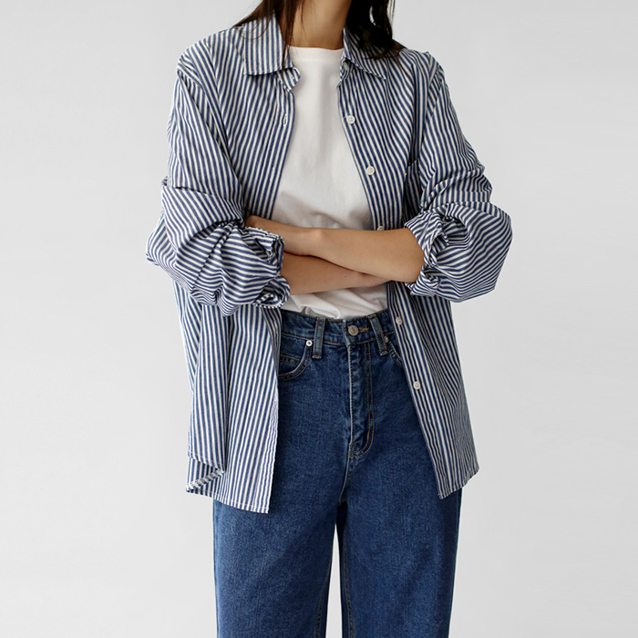 And Stripe Long Shirt