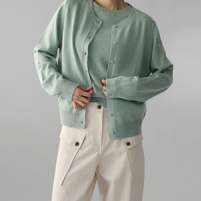 [身上7%-7日am11時まで]レトニットカーディガン