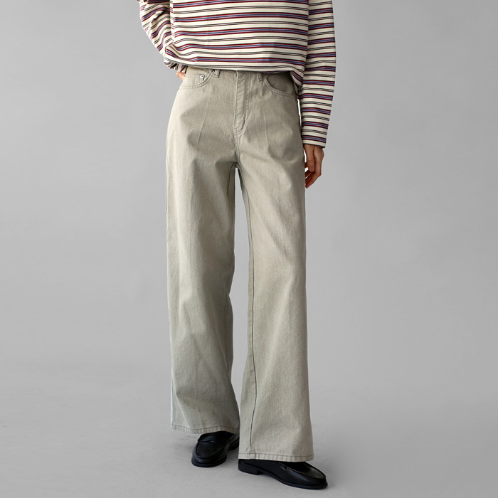 [身上7%-16日am11時まで]ピグメントコットンパンツ