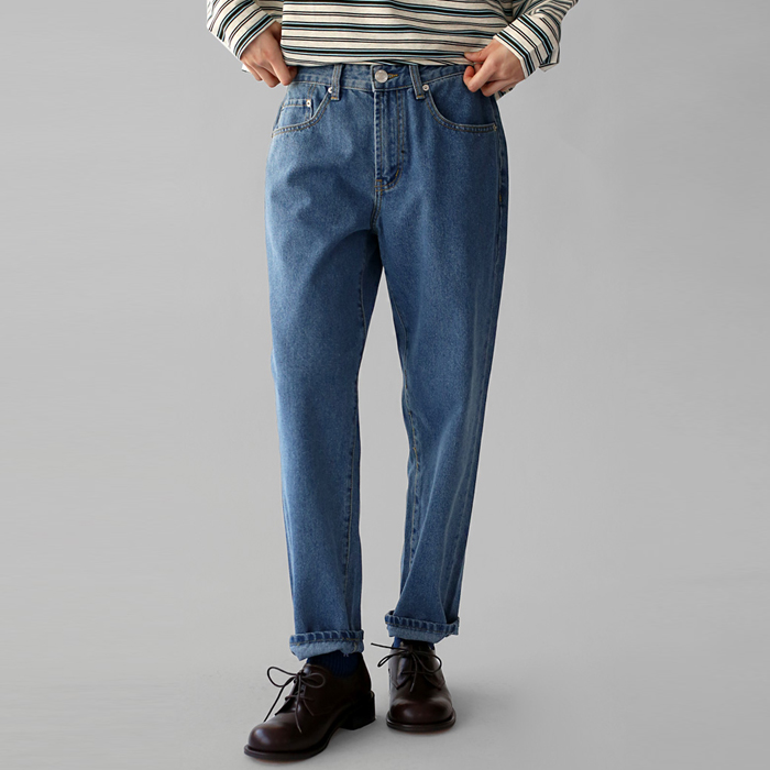 Chess Tapered Denim Pants