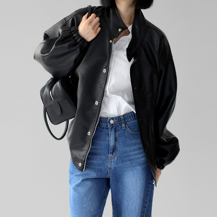 [身上7%-1日am11時まで]ラベルレザージャケット