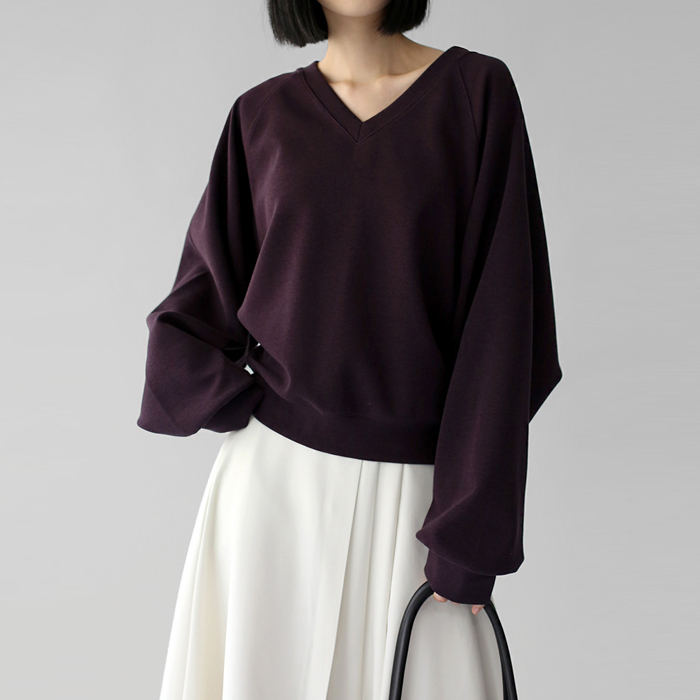 [身上7%-1日am11時まで]シエナブイネックマンツーマン