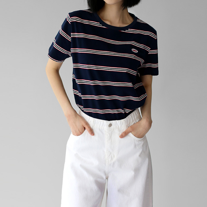 [身上7%-6日am11時まで]ダニエルストライプティー