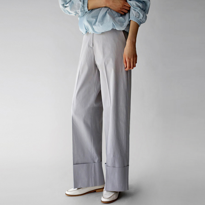 Stay Wide Roll-up Pants
