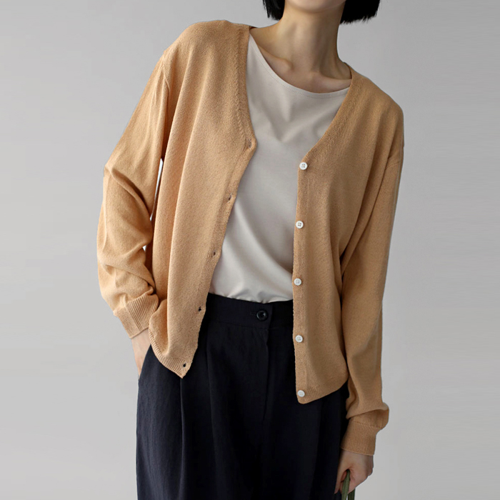 [身上7%-27日am11時まで]ジェネラルリネンカーディガン