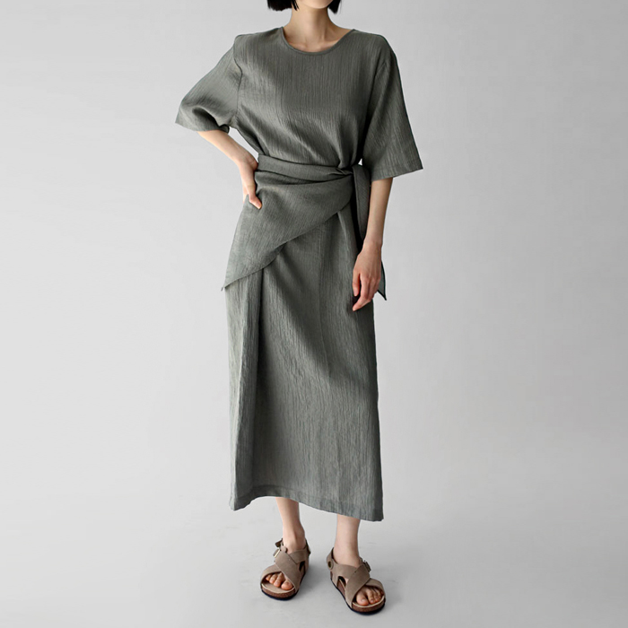 [身上7%-29日am11時まで]レイクロングワンピース