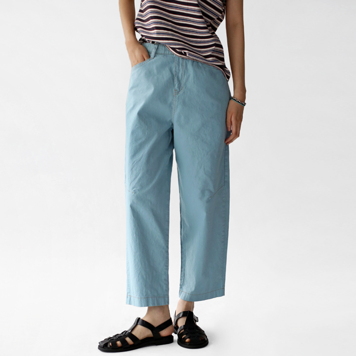 Stitch cropped pants