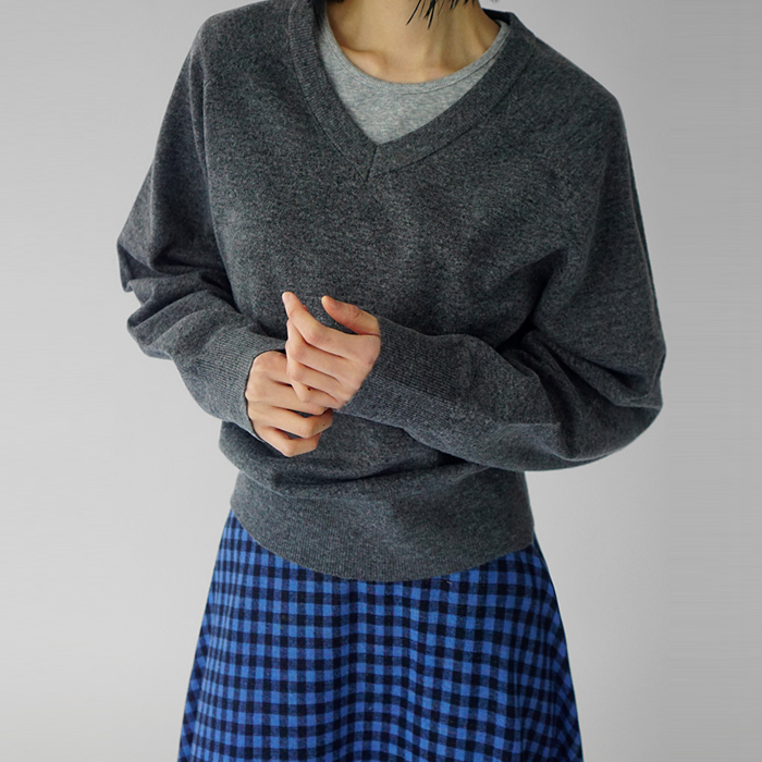 Ray V-neck knit top