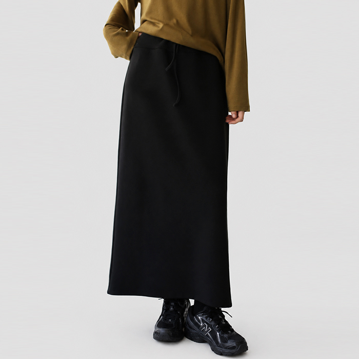 [身上7%-08日am11時まで]クッションスリットロングスカート